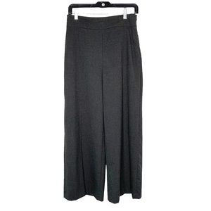 Zara wide leg crop grey pants